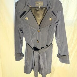 London Fog XL Navy Trench Coat